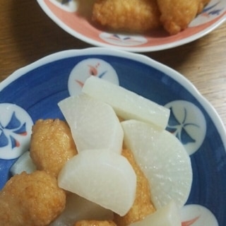 海老しんじょうと大根の白だし煮